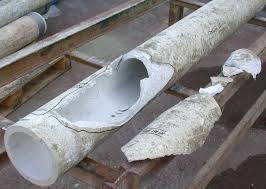 Asbestos in water pipes